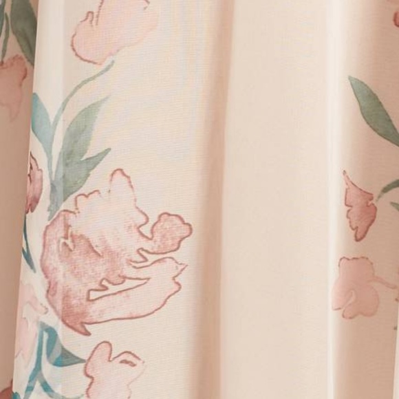 Jenny Yoo Inesse V-Neck Chiffon Gown - Picture 5 of 6